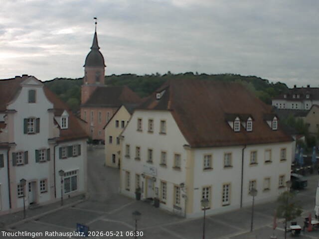 Archived image Webcam Treuchtlingen City Hall