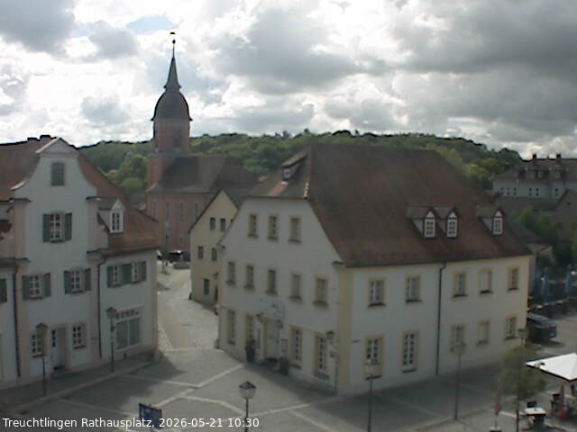 Archived image Webcam Treuchtlingen City Hall