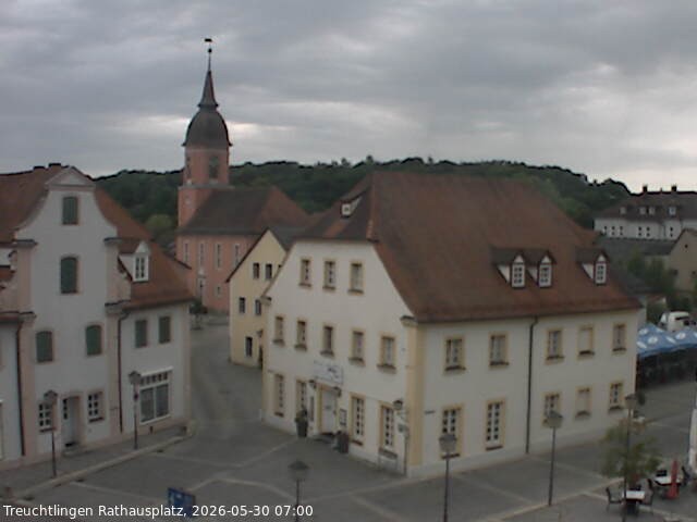 Archiv Foto Webcam Treuchtlingen Rathausplatz