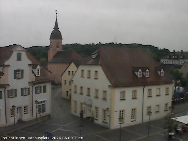 Archiv Foto Webcam Treuchtlingen Rathausplatz