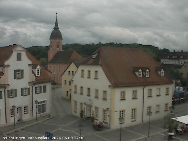 Archiv Foto Webcam Treuchtlingen Rathausplatz