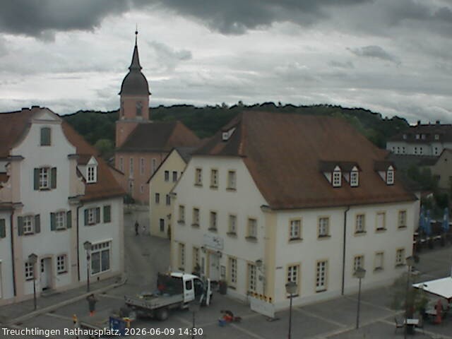 Archiv Foto Webcam Treuchtlingen Rathausplatz