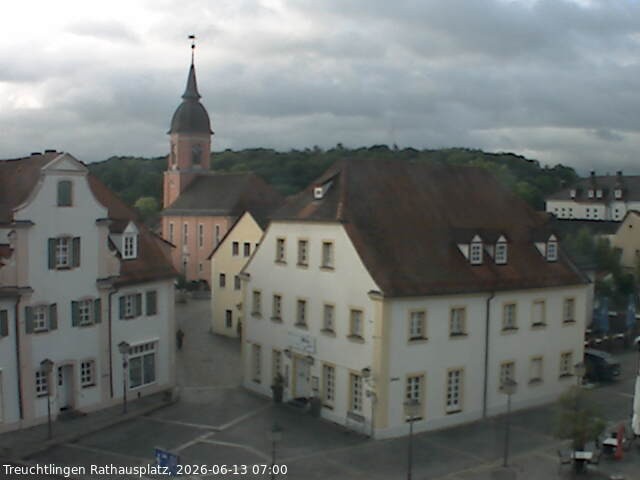 Archiv Foto Webcam Treuchtlingen Rathausplatz