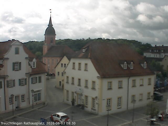 Archiv Foto Webcam Treuchtlingen Rathausplatz