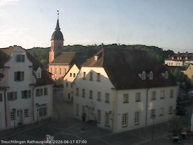 Archiv Foto Webcam Treuchtlingen Rathausplatz