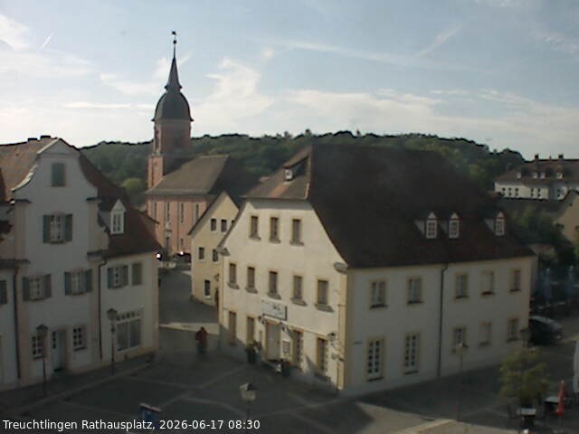 Archiv Foto Webcam Treuchtlingen Rathausplatz