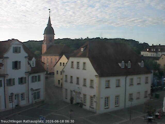 Archiv Foto Webcam Treuchtlingen Rathausplatz