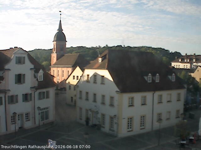 Archiv Foto Webcam Treuchtlingen Rathausplatz