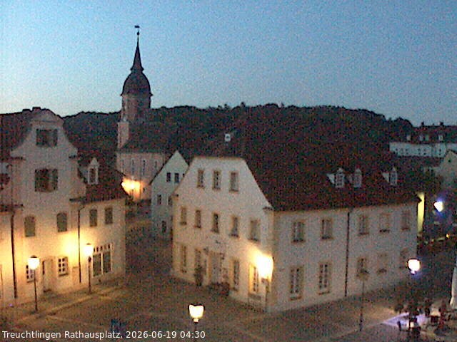 Archiv Foto Webcam Treuchtlingen Rathausplatz