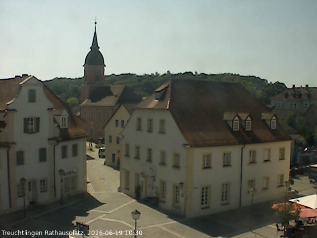 Archiv Foto Webcam Treuchtlingen Rathausplatz