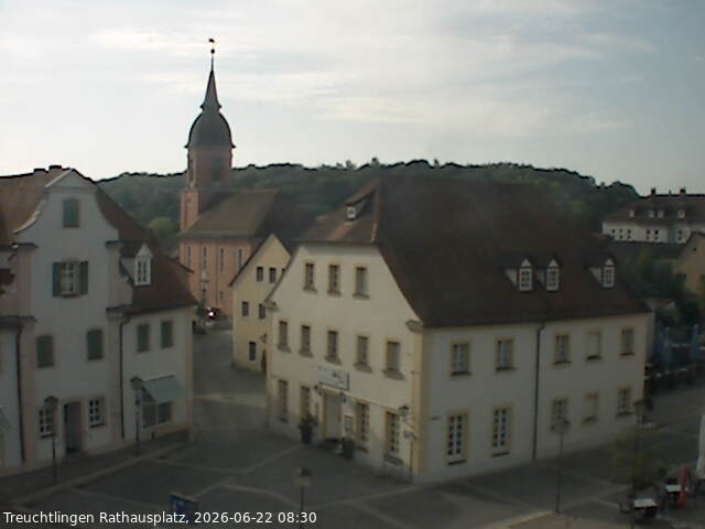 Archiv Foto Webcam Treuchtlingen Rathausplatz