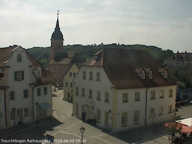 Archiv Foto Webcam Treuchtlingen Rathausplatz