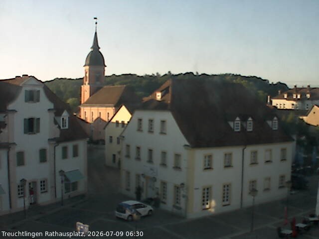 Archiv Foto Webcam Treuchtlingen Rathausplatz