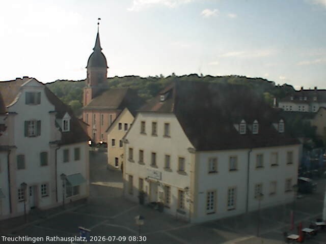Archiv Foto Webcam Treuchtlingen Rathausplatz