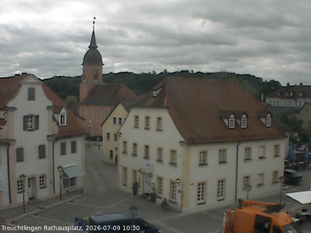 Archiv Foto Webcam Treuchtlingen Rathausplatz