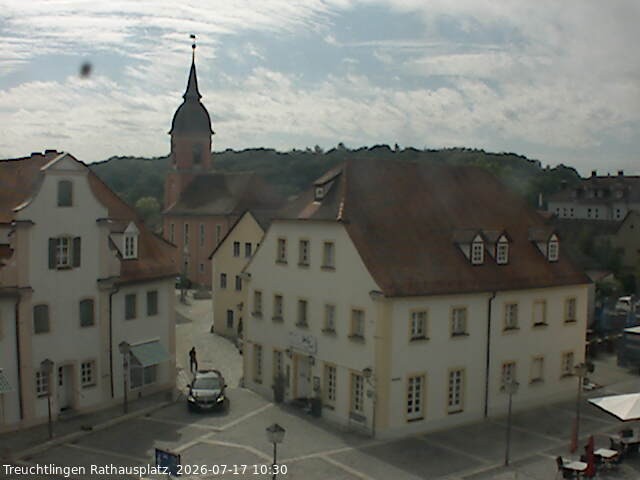 Archiv Foto Webcam Treuchtlingen Rathausplatz