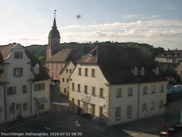 Archiv Foto Webcam Treuchtlingen Rathausplatz