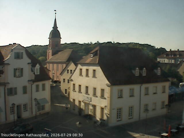 Archived image Webcam Treuchtlingen City Hall