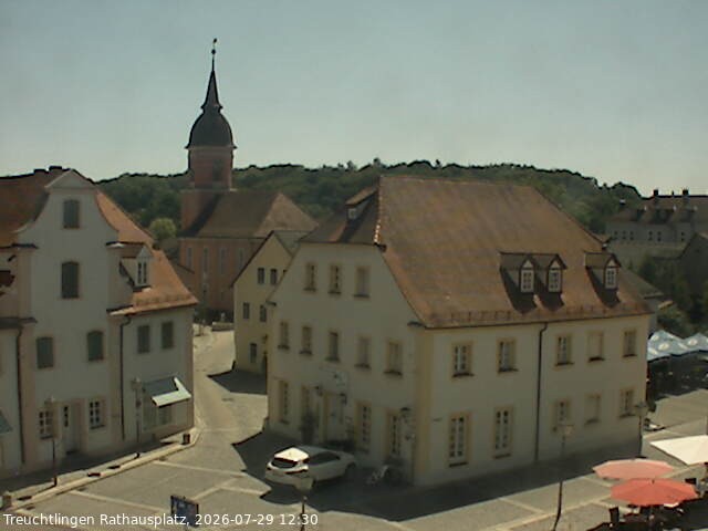 Archived image Webcam Treuchtlingen City Hall