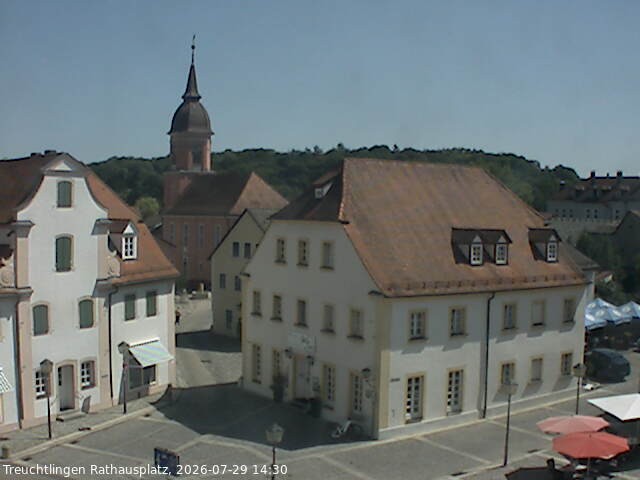 Archived image Webcam Treuchtlingen City Hall
