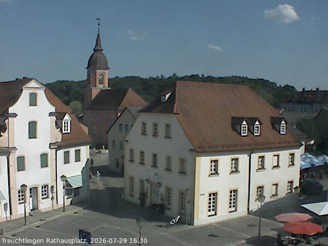 Archived image Webcam Treuchtlingen City Hall