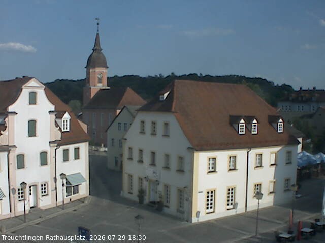 Archived image Webcam Treuchtlingen City Hall