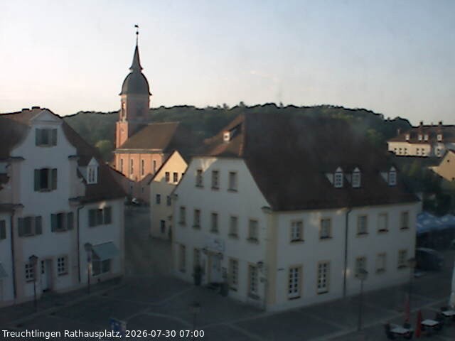 Archiv Foto Webcam Treuchtlingen Rathausplatz