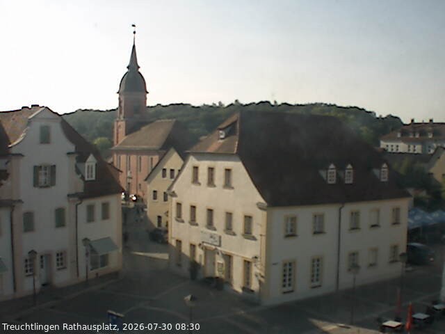 Archiv Foto Webcam Treuchtlingen Rathausplatz