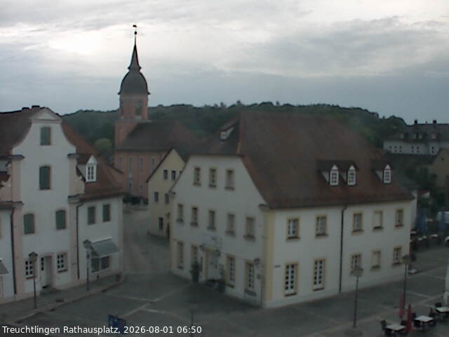 Archiv Foto Webcam Treuchtlingen Rathausplatz