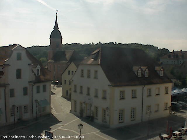 Archiv Foto Webcam Treuchtlingen Rathausplatz