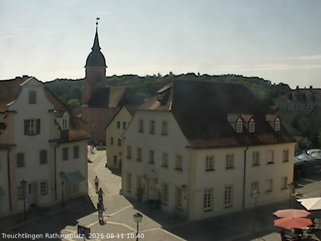 Archiv Foto Webcam Treuchtlingen Rathausplatz