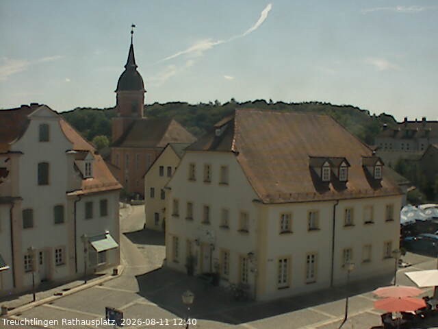 Archiv Foto Webcam Treuchtlingen Rathausplatz