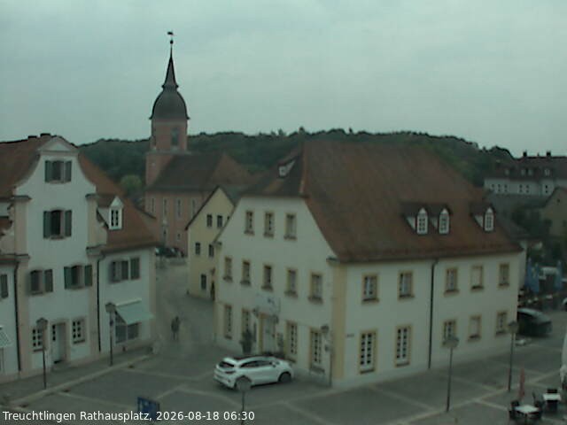 Archiv Foto Webcam Treuchtlingen Rathausplatz
