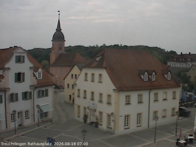 Archiv Foto Webcam Treuchtlingen Rathausplatz