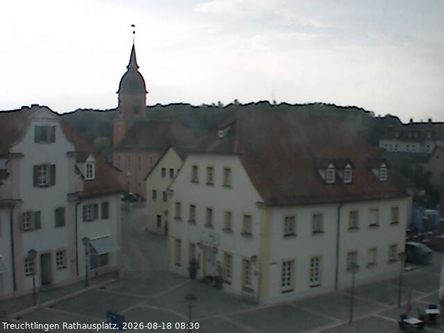 Archiv Foto Webcam Treuchtlingen Rathausplatz