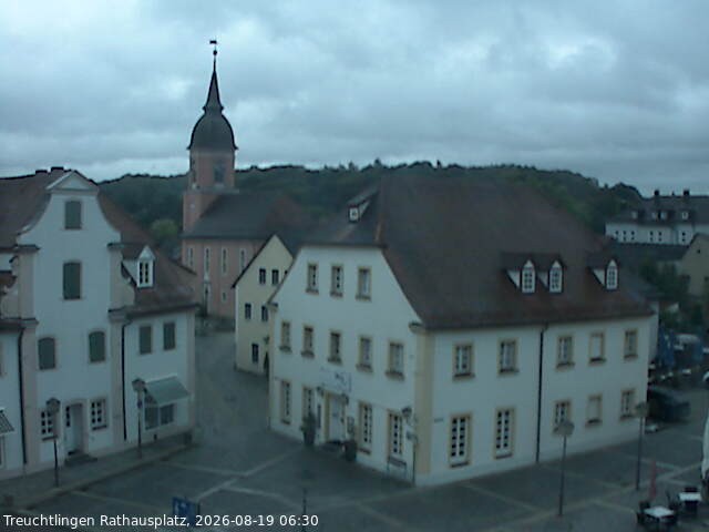 Archiv Foto Webcam Treuchtlingen Rathausplatz