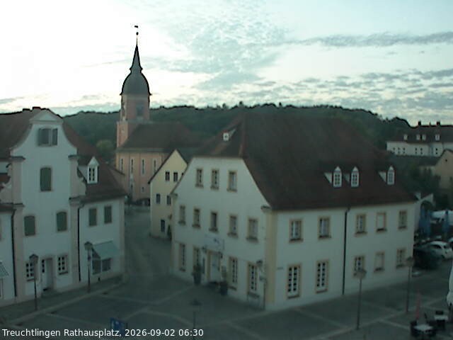 Archiv Foto Webcam Treuchtlingen Rathausplatz
