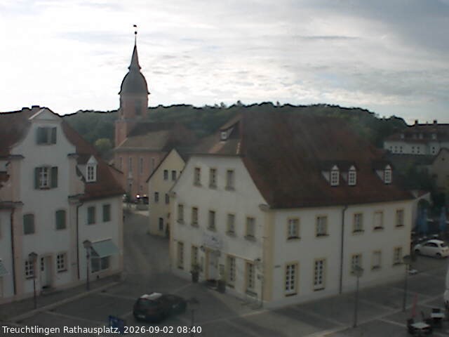 Archiv Foto Webcam Treuchtlingen Rathausplatz