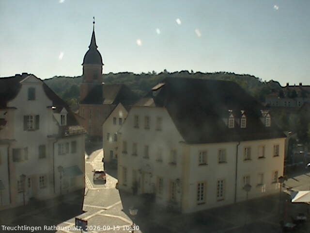 Archiv Foto Webcam Treuchtlingen Rathausplatz