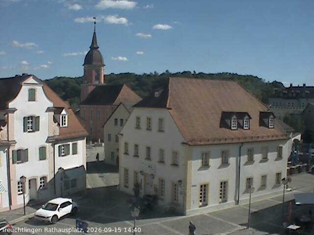 Archiv Foto Webcam Treuchtlingen Rathausplatz