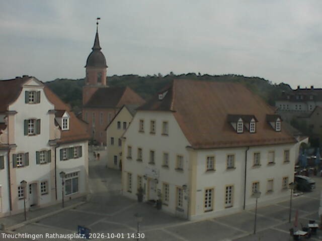 Archiv Foto Webcam Treuchtlingen Rathausplatz