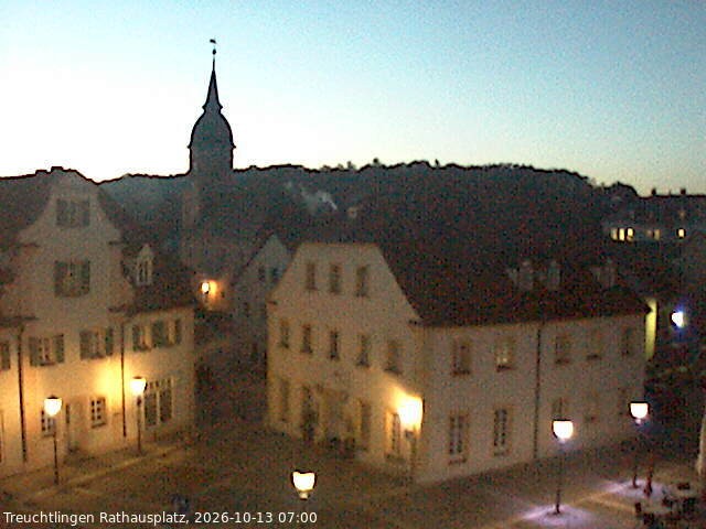 Archiv Foto Webcam Treuchtlingen Rathausplatz