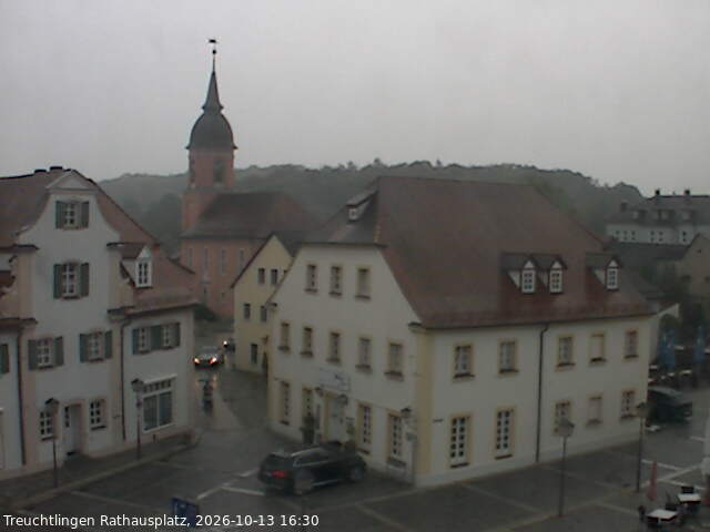 Archiv Foto Webcam Treuchtlingen Rathausplatz