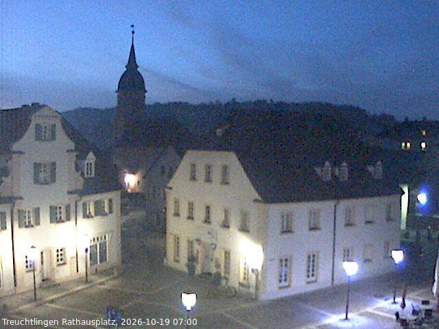 Archiv Foto Webcam Treuchtlingen Rathausplatz
