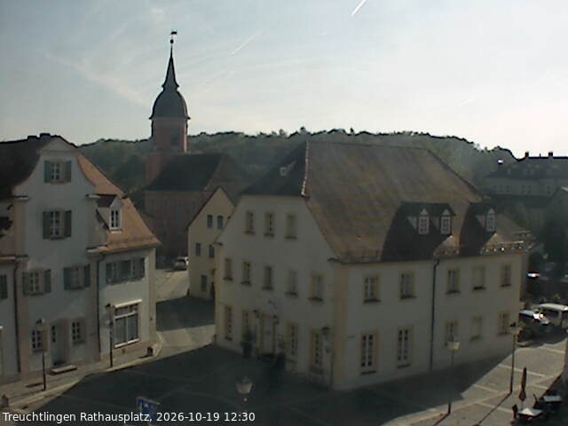 Archiv Foto Webcam Treuchtlingen Rathausplatz
