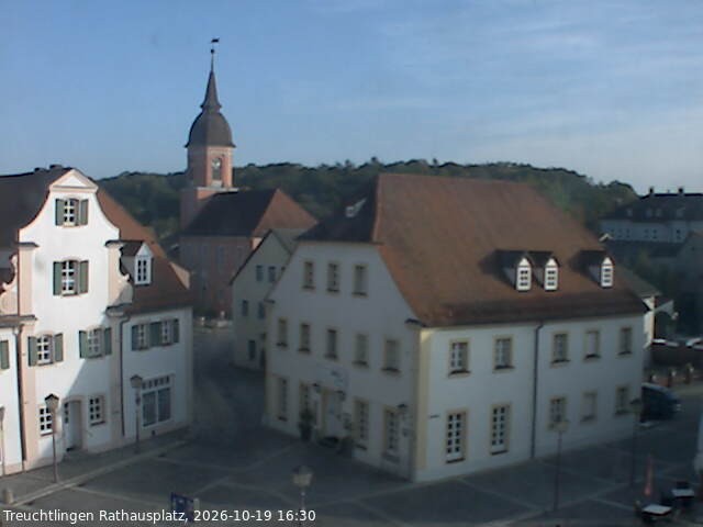 Archiv Foto Webcam Treuchtlingen Rathausplatz