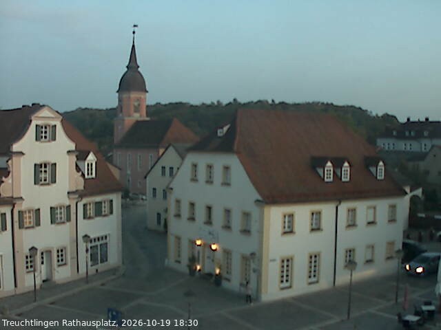 Archiv Foto Webcam Treuchtlingen Rathausplatz