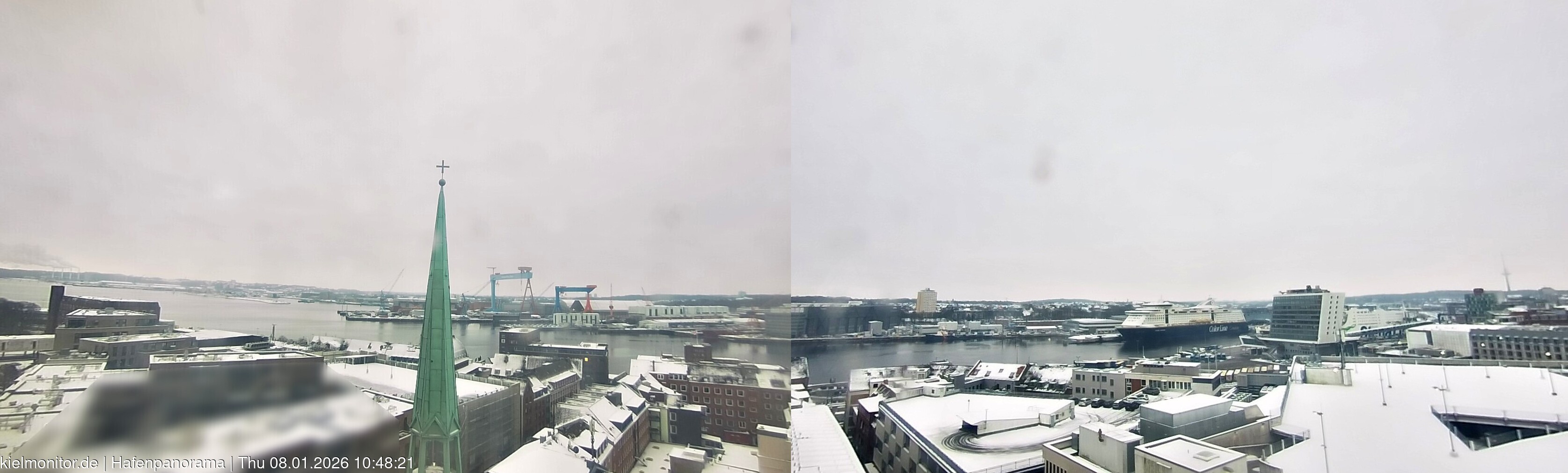 Archived image Webcam Church St. Nikolai Kiel