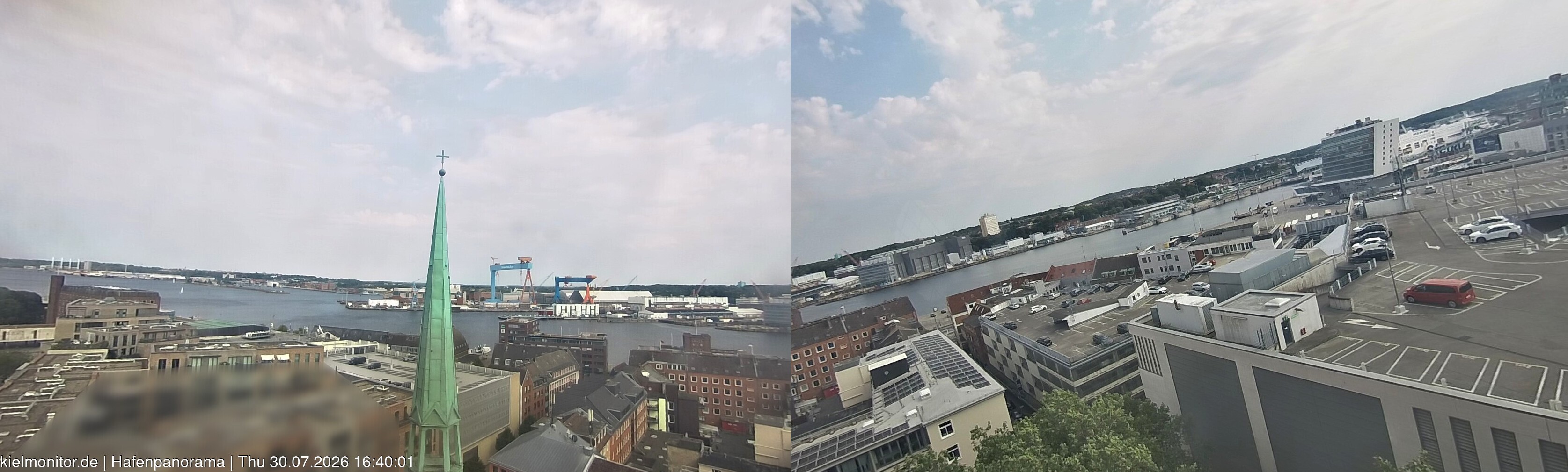 Archiv Foto Webcam St. Nikolai Kirche Kiel