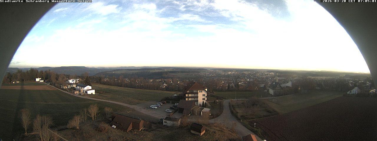 Archiv Foto Webcam Blick vom Wasserturm Sulgen